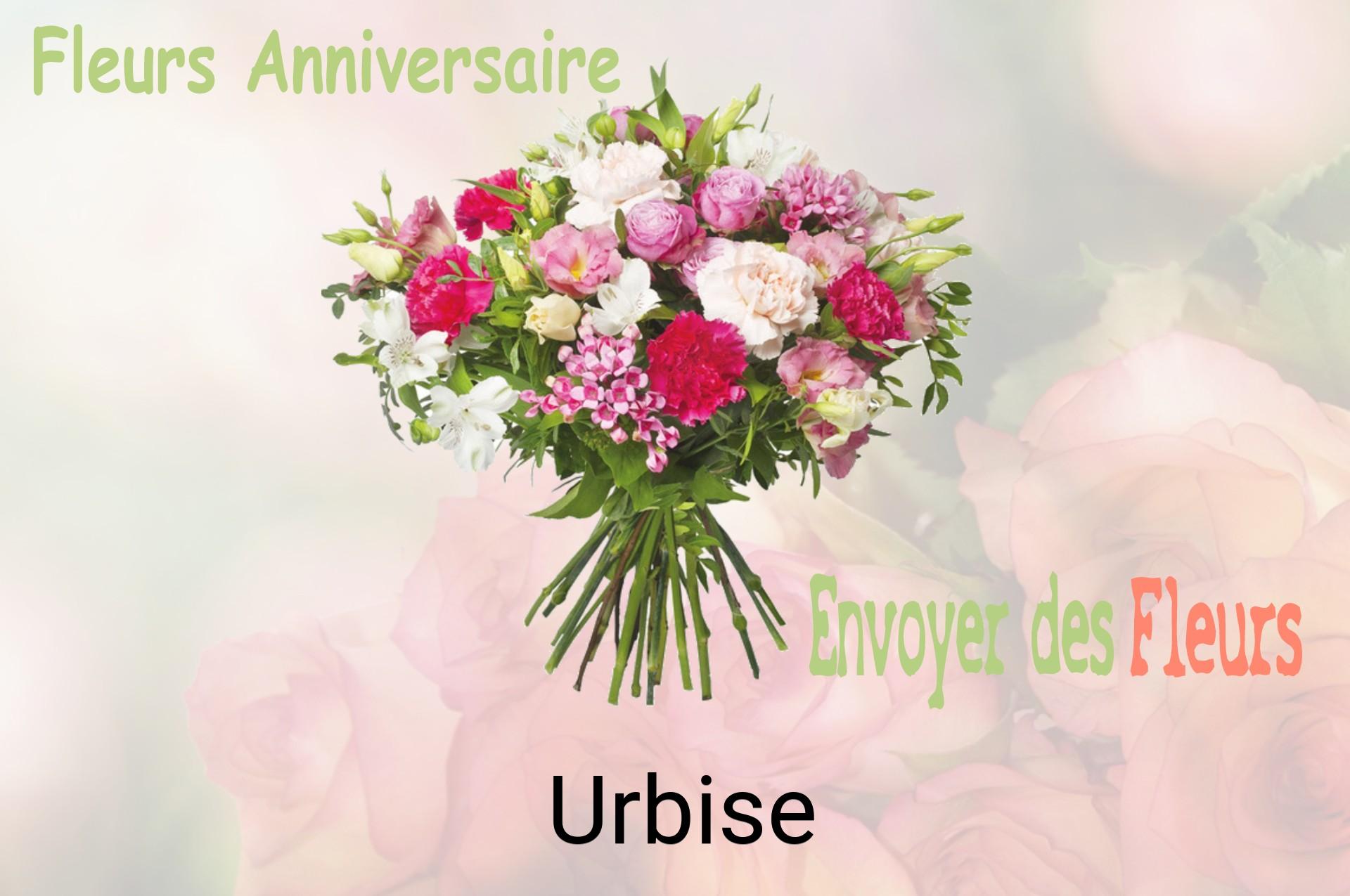 Bouquet de fleurs d’anniversaire livré à Urbise