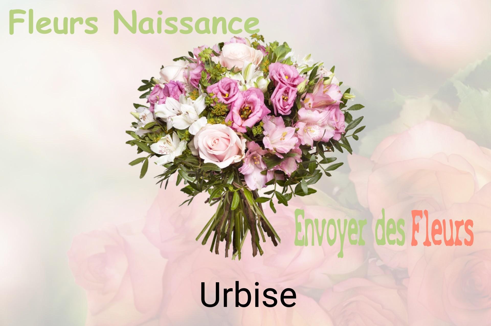 Bouquet de fleurs de naissance livré à Urbise